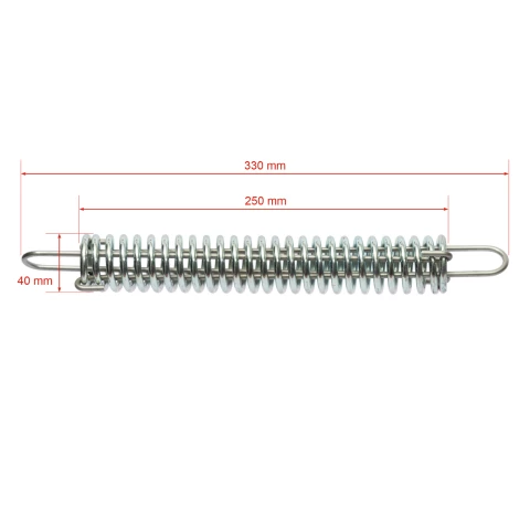 Опъваща пружина за жица 2,5 мм